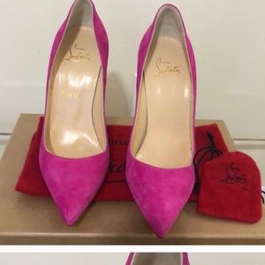Brand new!!!!! So kate suede- ultra rose